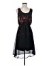 Mossimo 100% Polyester Floral Black Cocktail Dress Size S - photo 1