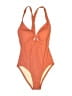 Kona Sol Graphic Orange One Piece Swimsuit Size S - photo 1