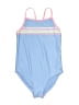Puma Color Block Blue One Piece Swimsuit Size L (kids) - photo 1