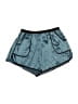 Thistle & Spire Metallic Blue Teal Athletic Shorts Size S - photo 1