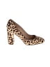 Sam Edelman 100% Leather Animal Print Brown Heels Size 7 - photo 1