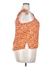 SO 100% Polyester Orange Sleeveless Blouse Size XXL - photo 4