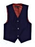 YuanLu Blue Tuxedo Vest Size 8 - photo 1