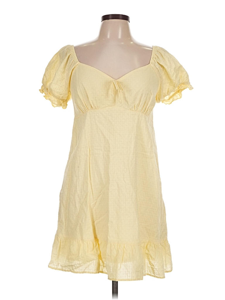Pre-owned Wild Fable Casual Dress In Yellow