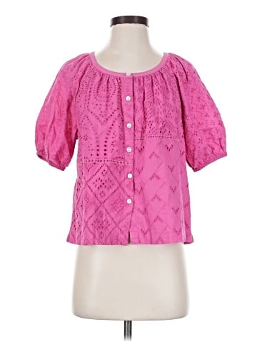 Faherty Short Sleeve Blouse (view 1)