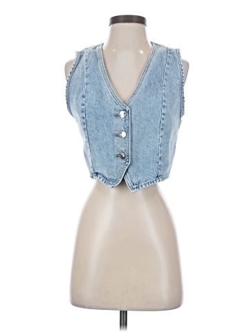 Zara Sleeveless Button-Down Shirt (view 1)