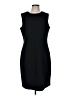 Tahari Solid Black Cocktail Dress Size M (estimated) - photo 1