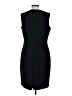 Tahari Solid Black Cocktail Dress Size M (estimated) - photo 2