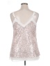 Modern Movement 100% Polyester Silver Sleeveless Blouse Size XL - photo 2