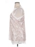 Modern Movement 100% Polyester Silver Sleeveless Blouse Size XL - photo 5