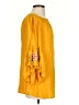 Feathers 100% Rayon Yellow 3/4 Sleeve Blouse Size S - photo 4