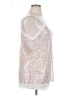 Modern Movement 100% Polyester Silver Sleeveless Blouse Size XL - photo 4