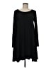 Derek Heart Solid Black Casual Dress Size M - photo 1