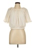 Unbranded 100% Polyester Ivory Short Sleeve Blouse Size L - photo 1