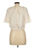Unbranded 100% Polyester Ivory Short Sleeve Blouse Size L - photo 2