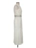 Mac Duggal 100% Polyester Silver Cocktail Dress Size 2 - photo 4