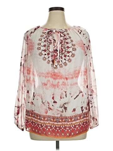 JLo by Jennifer Lopez 3/4 Sleeve Blouse (view 1)