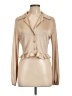 Assorted Brands Metallic Tan Long Sleeve Blouse Size L - photo 1