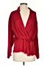 Naked Zebra 100% Polyester Red Long Sleeve Blouse Size S - photo 1