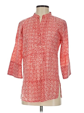 Roberta Roller Rabbit 3/4 Sleeve Button-Down Shirt (view 1)