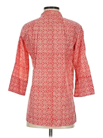 Roberta Roller Rabbit 3/4 Sleeve Button-Down Shirt (view 2)