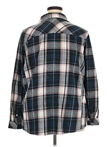 Great Northwest Indigo Long Sleeve Button-Down Shirt (view 2)