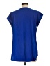 Express Outlet Blue Short Sleeve Blouse Size L - photo 2