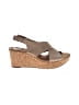 Clarks Tan Wedges Size 11 - photo 1