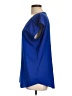 Express Outlet Blue Short Sleeve Blouse Size L - photo 5