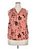 Unbranded 100% Polyester Orange Sleeveless Blouse Size 2X - photo 1