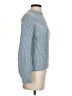 MNG Chevron-herringbone Blue Pullover Sweater Size XS - photo 4