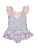 Unbranded Purple One Piece Swimsuit Size 3 - 4 - photo 2