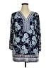 JM Collection Blue 3/4 Sleeve Blouse Size XL - photo 1