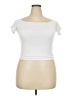 Klassy Network White Short Sleeve Top Size 2XL - photo 1