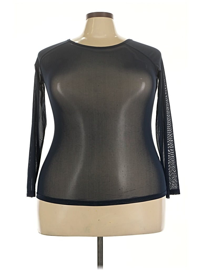 Pre-owned Grace Karin 3/4 Sleeve T-shirt In Black