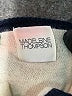 Madeleine Thompson 100% Cashmere Color Block Blue Cashmere Pullover Sweater Size M - photo 7