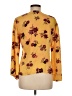 A.L.C. 100% Silk Yellow Blouse Size 6 - photo 2