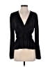Love, Fire 100% Polyester Black Long Sleeve Blouse Size M - photo 1
