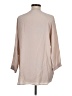 R | Label 100% Silk Tan 3/4 Sleeve Silk Top Size M - photo 2