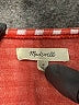 Madewell Red Short Sleeve Blouse Size S - photo 7