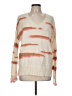 Brodie 100% Cashmere Stripes Ivory Cashmere Pullover Sweater Size M - photo 1