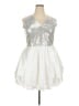Unbranded Silver Cocktail Dress Size 2X - photo 1