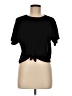 Bershka Black Short Sleeve Top Size M - photo 1