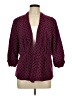 Elle 100% Polyester Polka Dots Burgundy Blazer Size XL - photo 1
