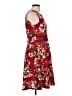 Owin Floral Red Casual Dress Size L - photo 4
