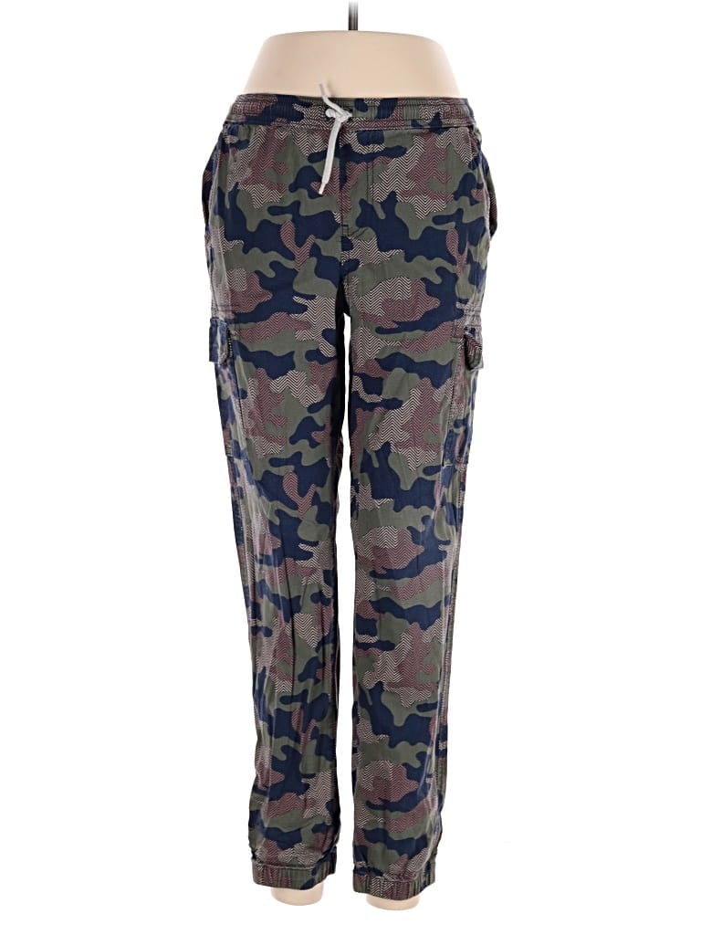 Pre-owned Lands' End Cargo Pants In Green