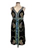 NY Collection Paisley Black Cocktail Dress Size L - photo 1