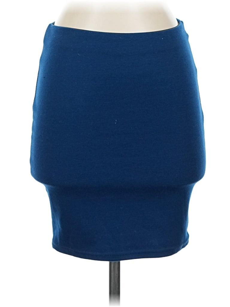 Pre-owned Revamped Casual Skirt In Blue