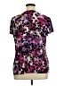 East5th Purple Short Sleeve Blouse Size XL - photo 2