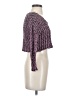 Bongo Purple 3/4 Sleeve Top Size S - photo 4